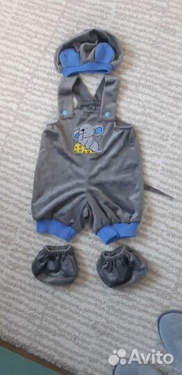 Новогодний костюм мышки 2-4 года