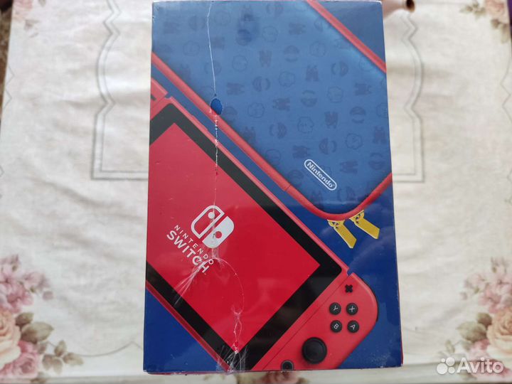 Nintendo Switch V2 Mario Red&Blue Limited Edition