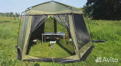 Палатка Шатер Кухня 6-угольная 430х430х230