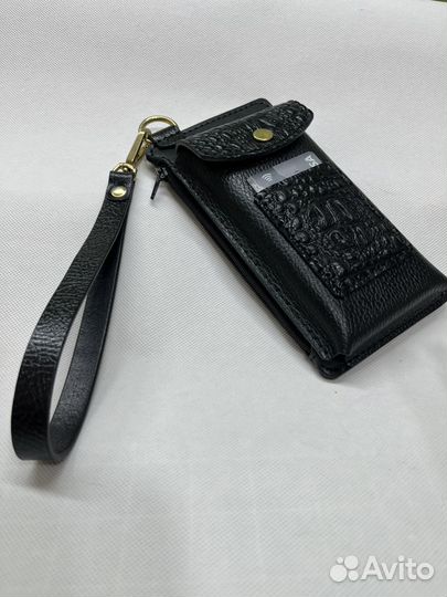 Кошелек лонгер сумка для телефона из кожи