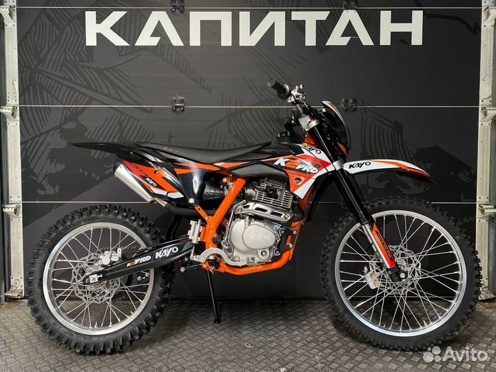 Мотоцикл кроссовый Kayo K2 Pro 21/18 (2024 г.)