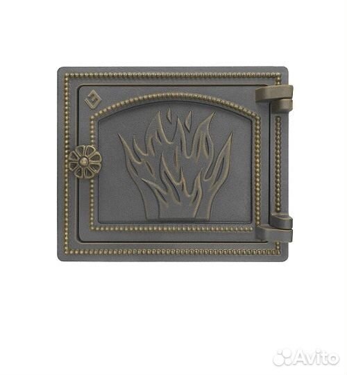 Дверь для Печи везувий печная дт-3 (Бронза) везуви