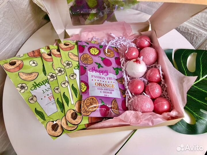 Микс бомбочки и соль для ванны пакетом