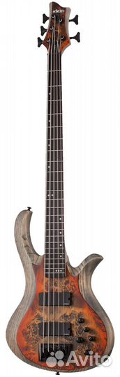 Бас-гитара Schecter riot-5 inferno burst (SIB)