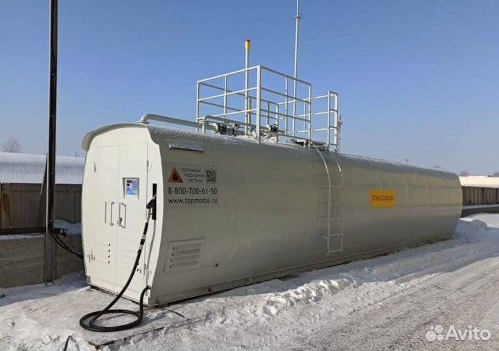 Контейнерная АЗС для заправки своей техники