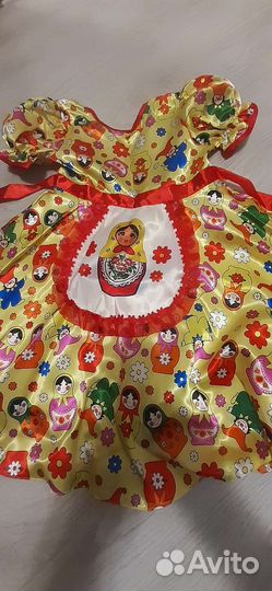 Новогодний костюм матрёшка