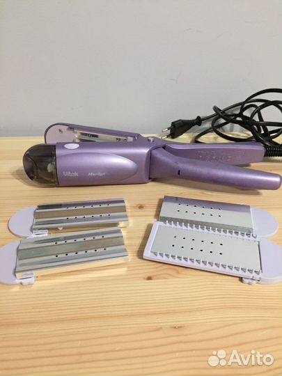 Выпрямитель для волос плойка гофре Vitek