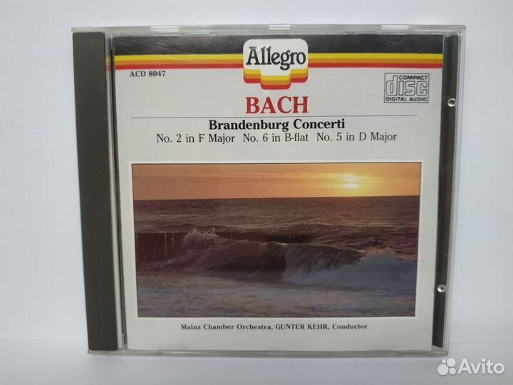 Bach.J.C.Brandendurg concerto orchestral.CD EU