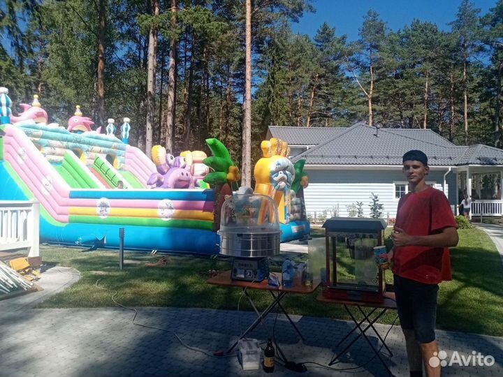 Аренда надувного батута, аттракционы