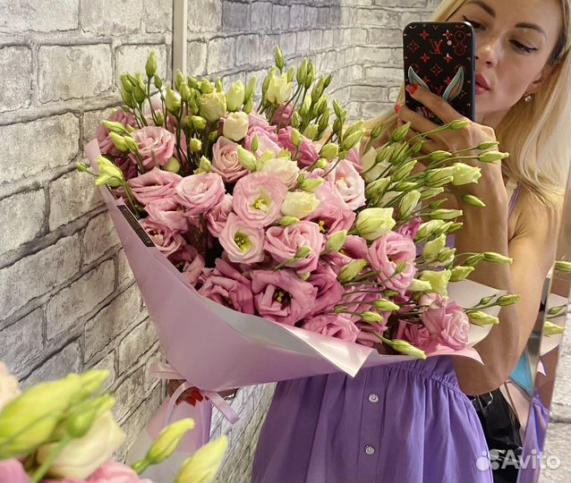 Эустома букет