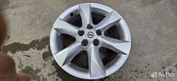 Диск один nissan qashqai р 17