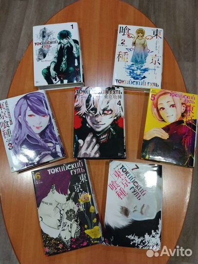 Токийский гуль манга, 1-7 тома