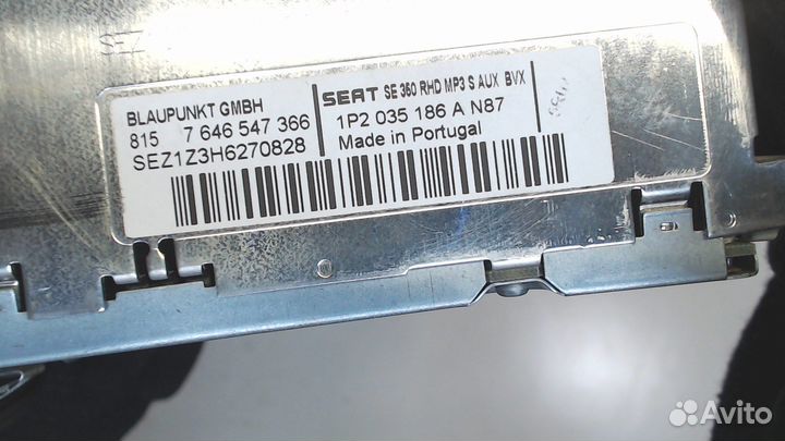 Магнитола Seat Leon 2, 2008