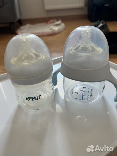 Бутылочки, молокоотсос, поильник avent