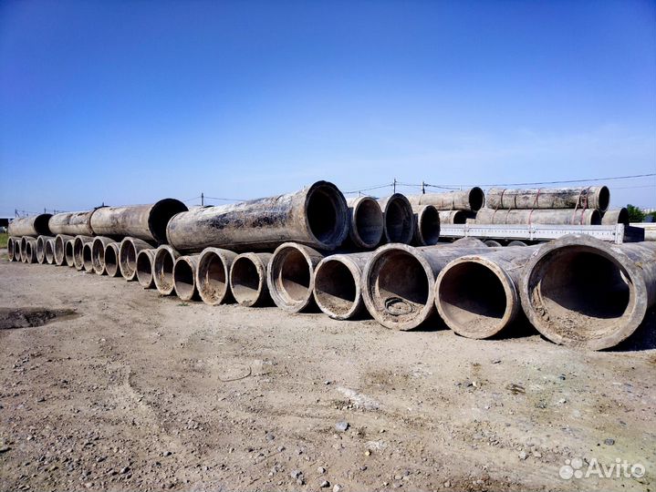 Трубы б/у железобетонные 1000 мм - 5.2 метра