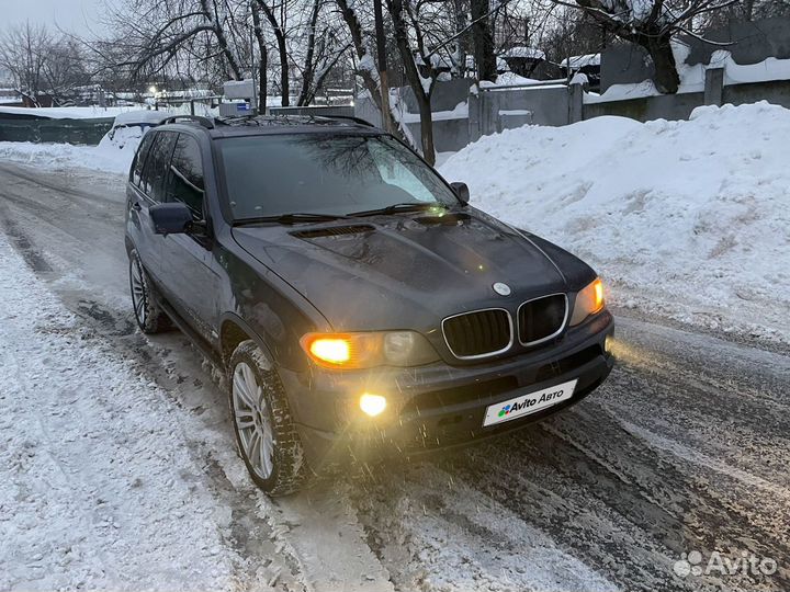 BMW X5 4.4 AT, 2004, 200 000 км