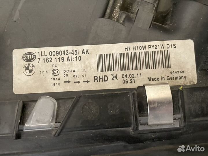 Фара левая ксенон BMW 7 E65 E66