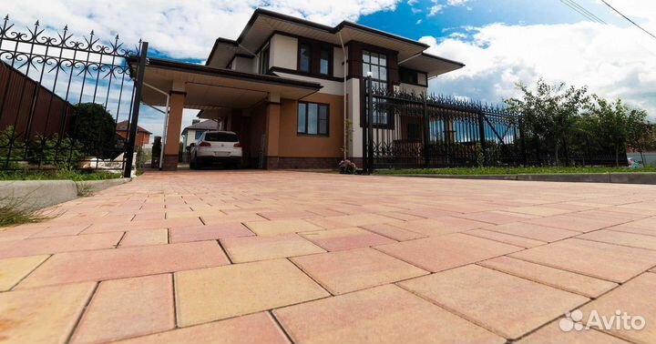 Тротуарная плитка Старый город Ландхаус Color Mix