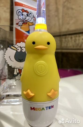 Mega TEN детская электрическая зубная щетка