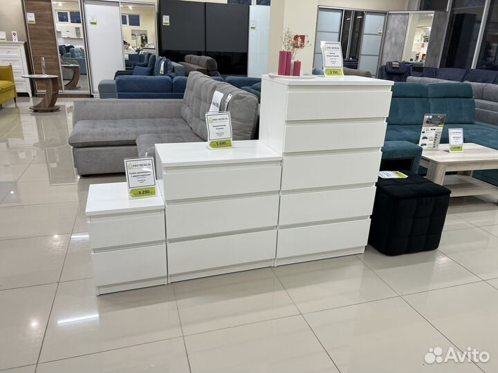 Белые комоды из IKEA