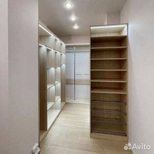 Гардеробная комната под заказ без посредников