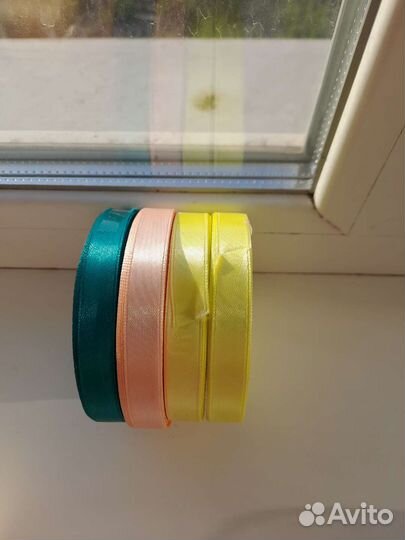 Лента атласная 12 и 25 мм