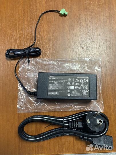 Блок питания 12v 3a новый + шнур питания