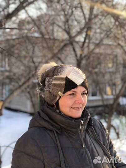 Шапка, шарф ручная работа