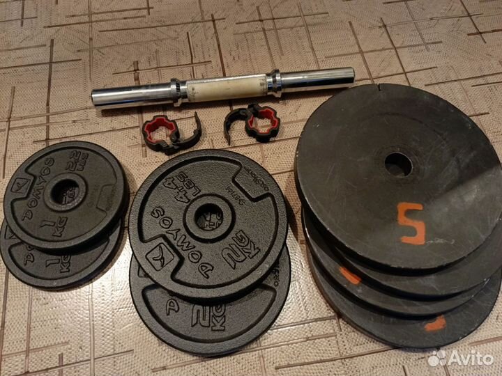 Гантель разборная 30 кг