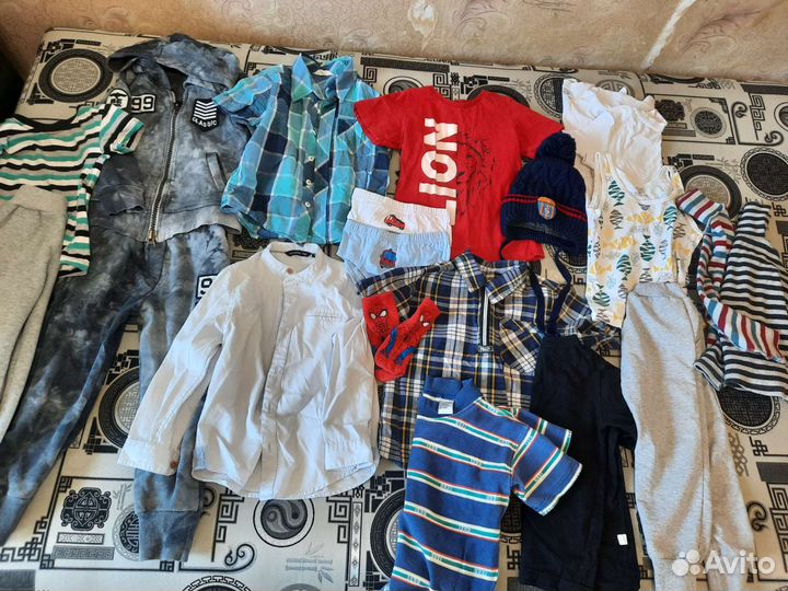 Одежда пакетом на мальчика 98 104