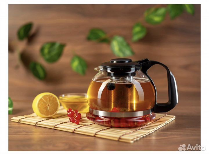 Чайник заварочный с ситечком из нержавеющей стали