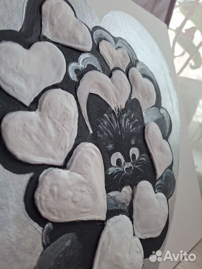 Текстурная картина, Черновичок, 25х25