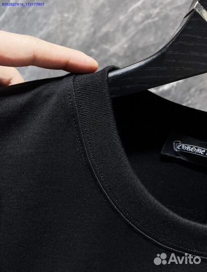 Футболка Chrome hearts чёрная с крестом