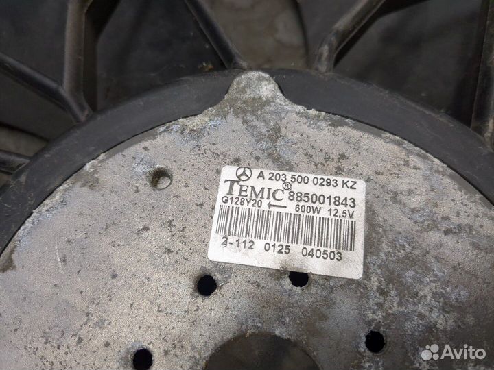 Вентилятор радиатора Mercedes C W203, 2003