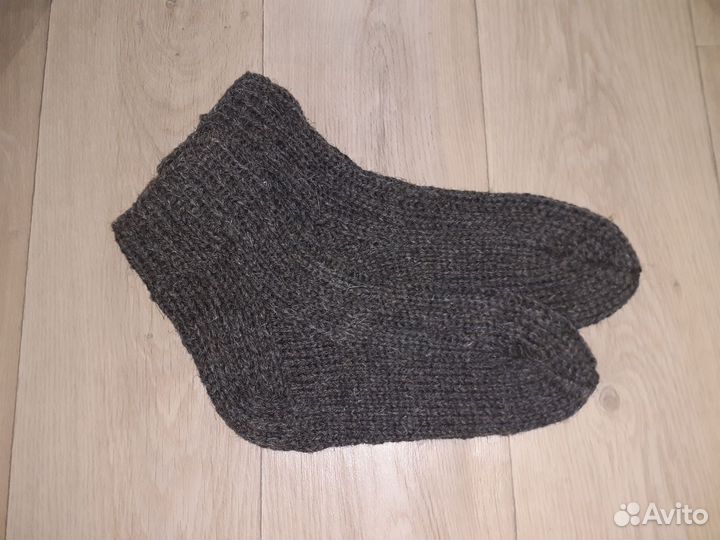 Шерстяные носки ручной работы