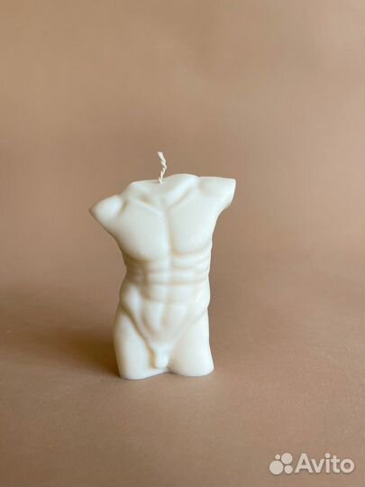 Свеча мужское тело из соевого воска