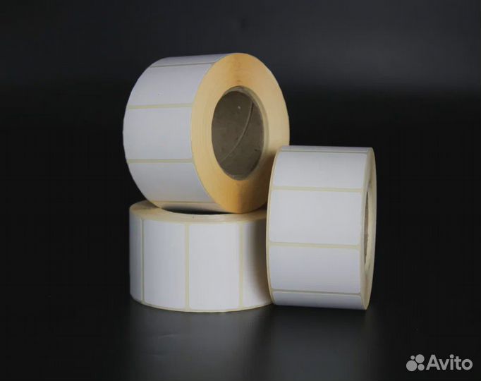 Термоэтикетки для принтера С риббоном