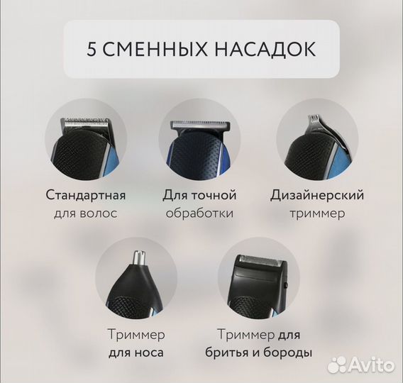 Триммер для бороды и усов