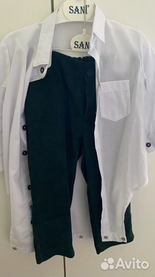 Детский вельветовый костюм