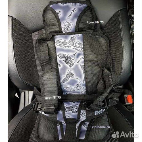 Детское бескаркасное автокресло 9-36 кг и бустеры