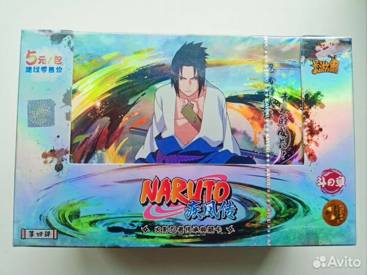 Премиум коробка карточек Naruto T3W4 от Kayou