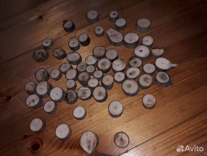 Слэб (спил) Грецкого дерева для поделок, 1-3,3-5см