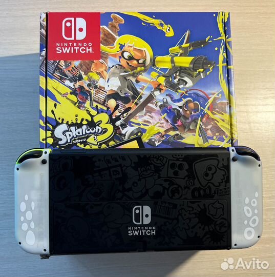 Nintendo switch oled splatoon 3 прошитая Рiсо