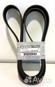 Ремень пазовый генератора 11720JG30B nissan