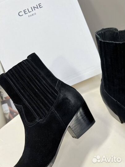 Ботильоны Celine Cruiser Chelsea Черные
