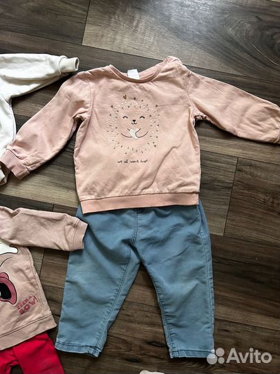 Одежда пакетом на девочку 80-86