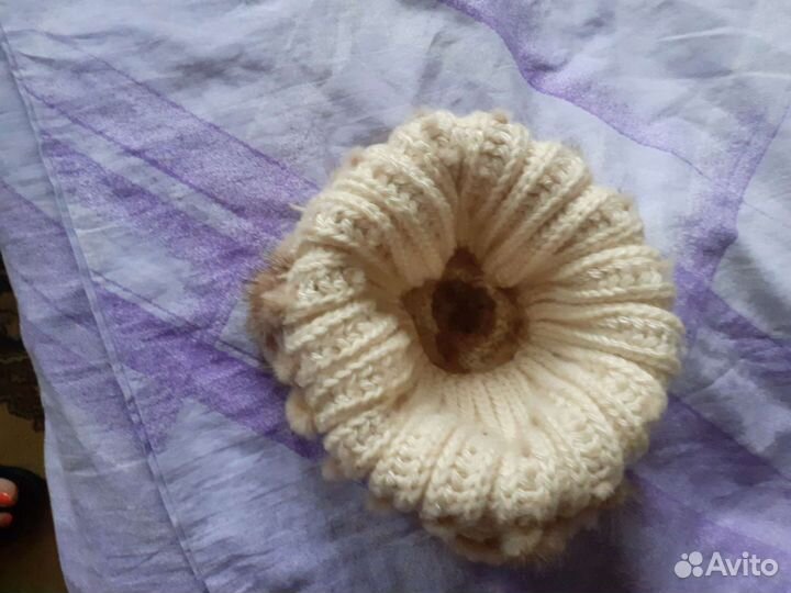 Шапка норковая женская