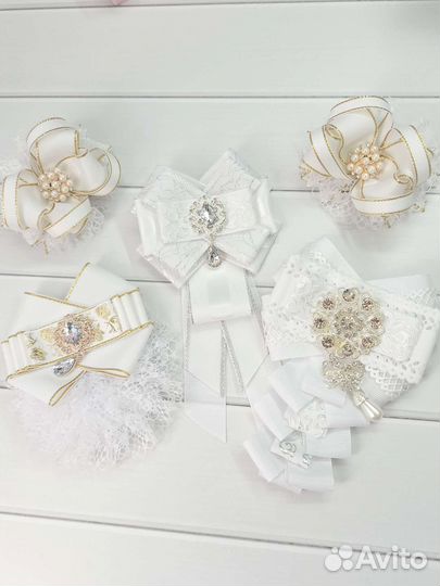 Школьные бантики ручной работы