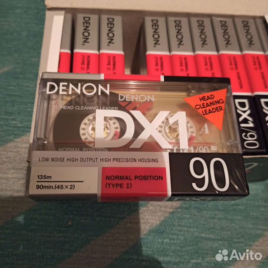 Аудиокассеты denon DX1 90 новые