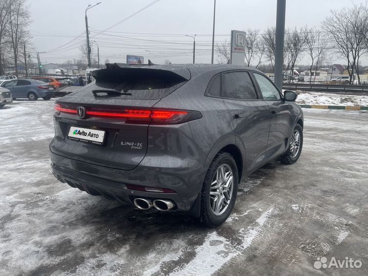 Changan UNI-K 2.0 AT, 2023, 10 476 км